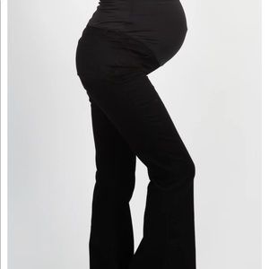 NWT Black Pinkblush Maternity Flare Jeans